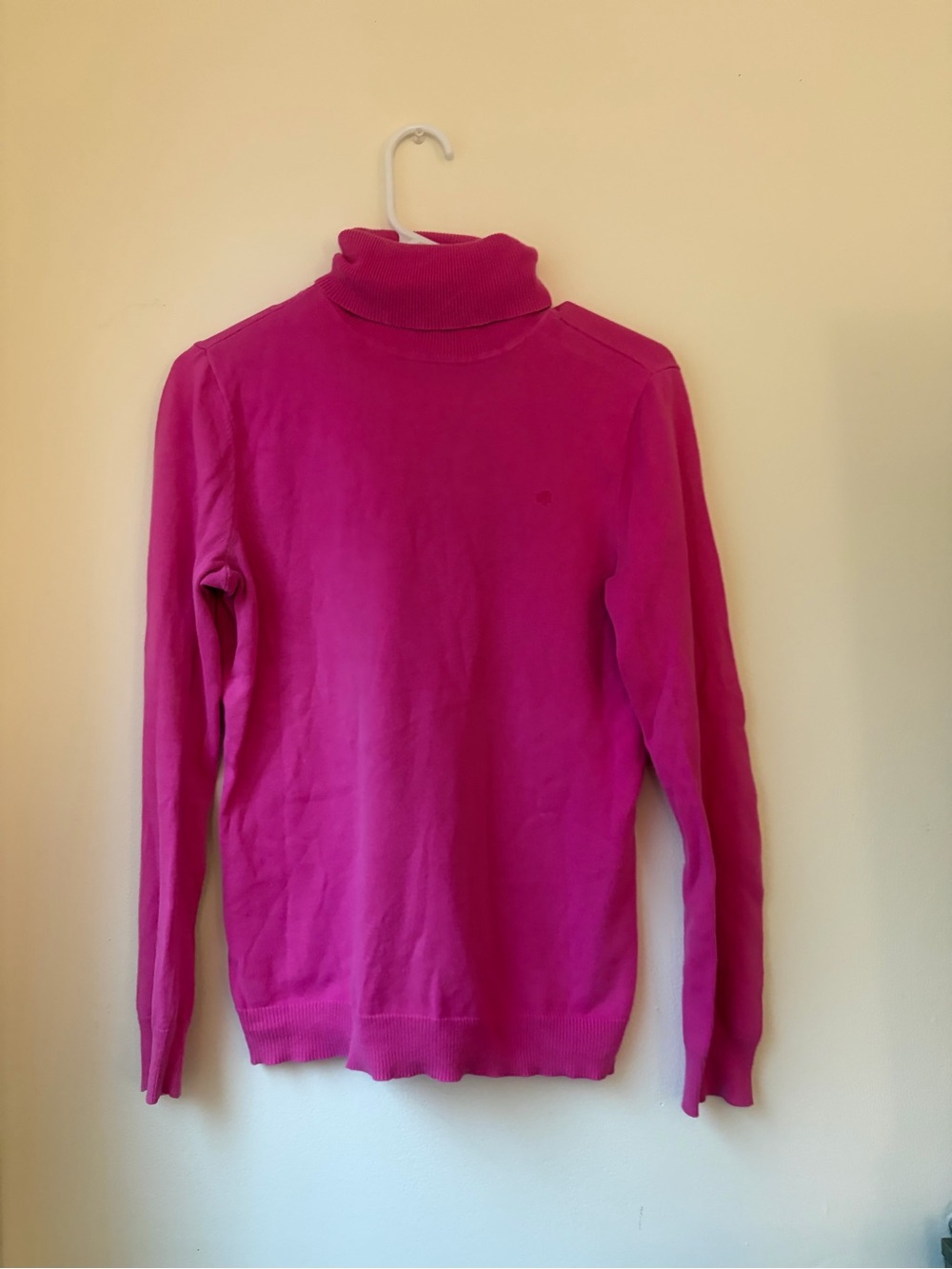 Lauren Ralph Lauren Hot Pink Turtleneck Sweater